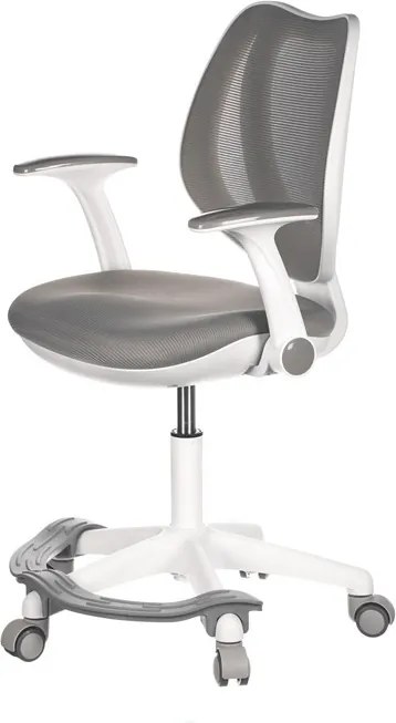 Gyermek szék, magasságállítható, szürke hálós, KA-C806 GREY