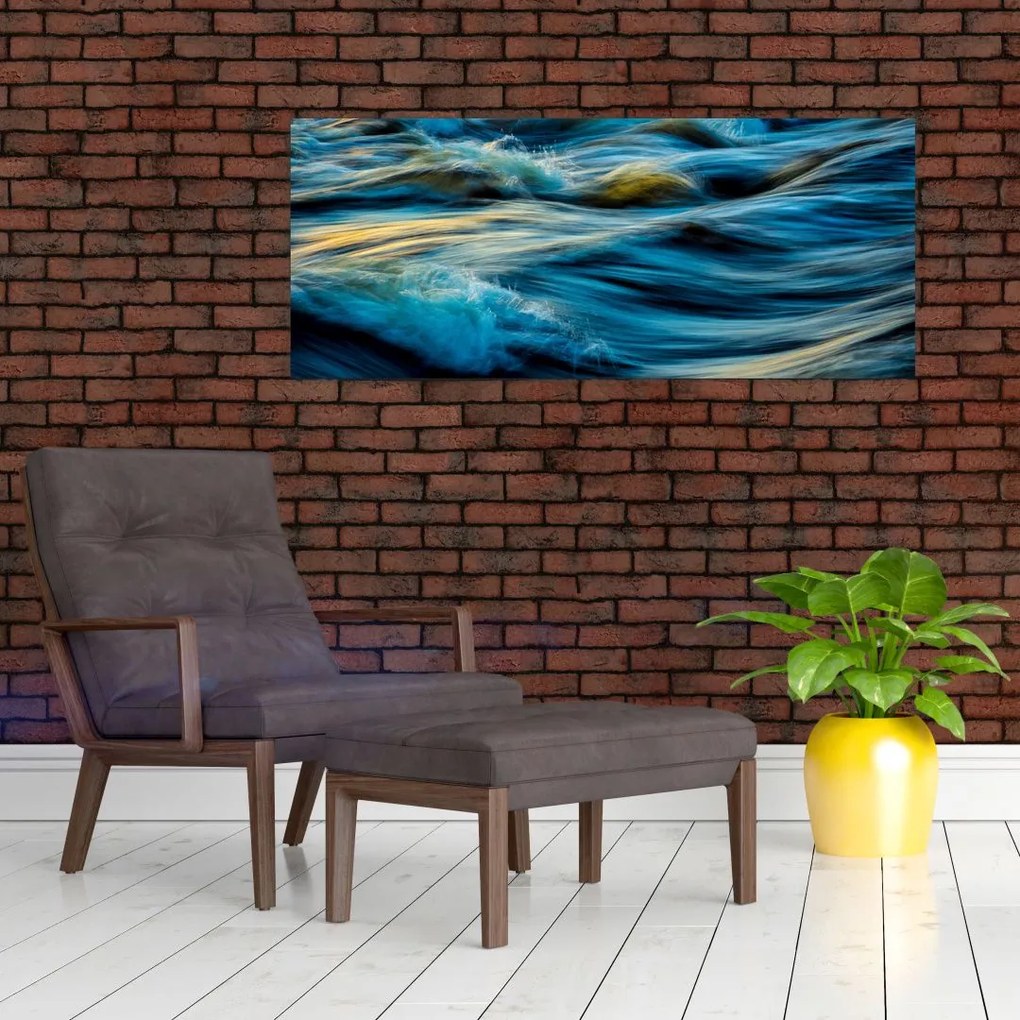 Kép - Hullámok (120x50 cm)