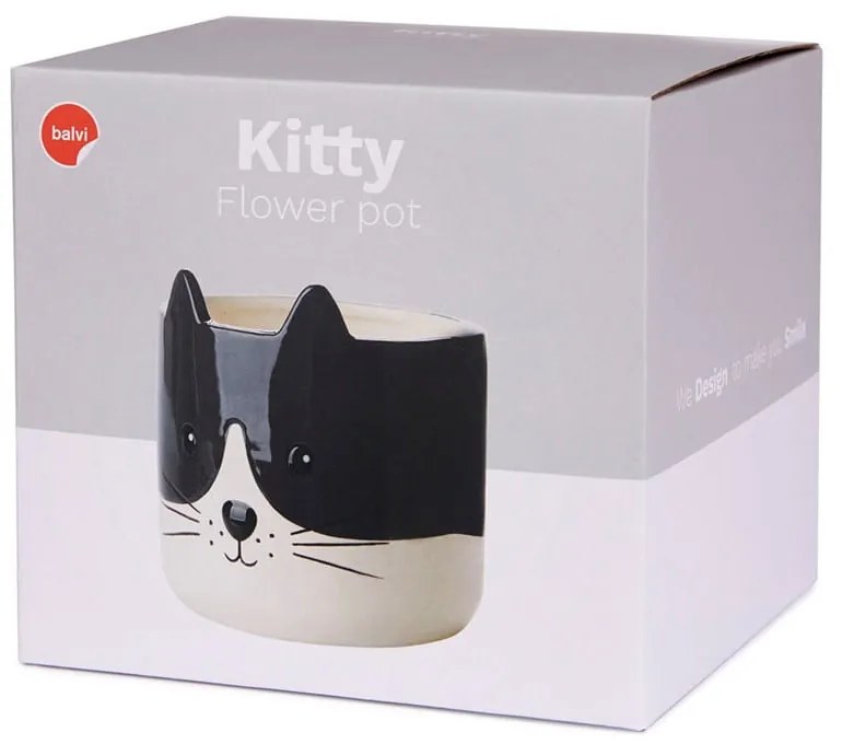 Kerámia virágcserép ø 13,5 cm Kitty – Balvi