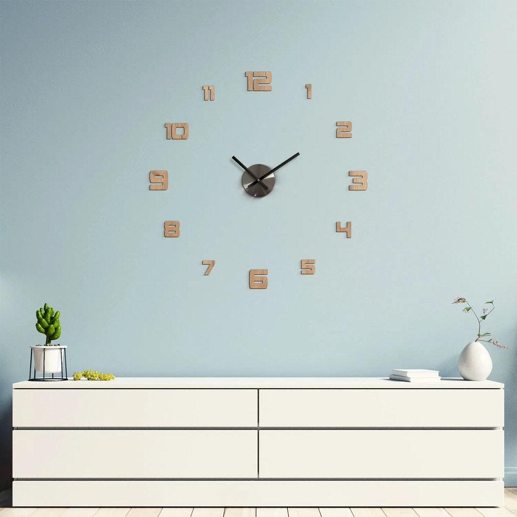 DUBLEZ | Öntapadós óra fából - Victoria