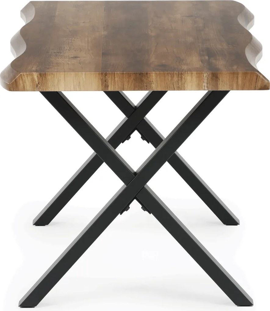 CT-F4312 OLW natúr MDF dohányzóasztal 60 × 120 cm