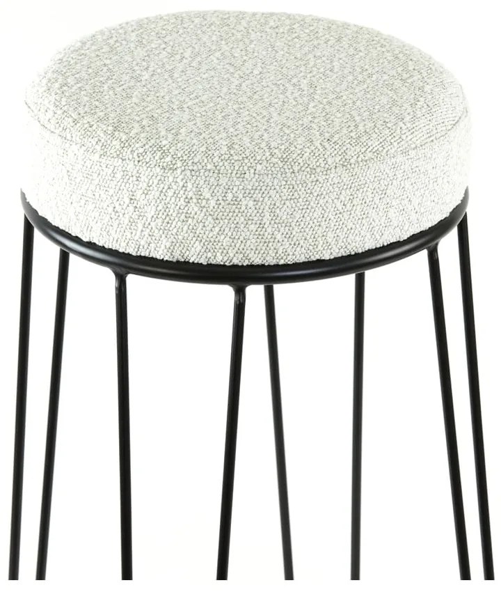 Fehér kárpitozott bárszék (ülésmagasság 73 cm) Alice – Light &amp; Living