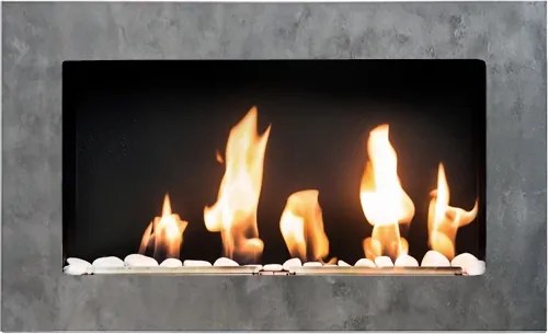 BIO FLAME Easy S Open Betonutánzat biokandalló 65x40 cm