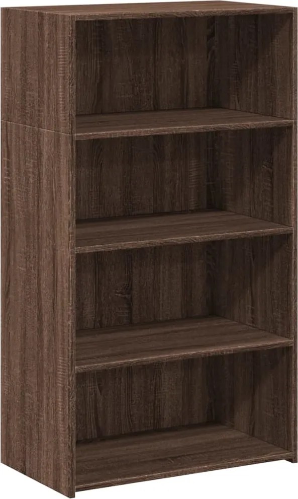 vidaXL barna tölgy színű szerelt fa magasszekrény 70 x 41 x 124 cm