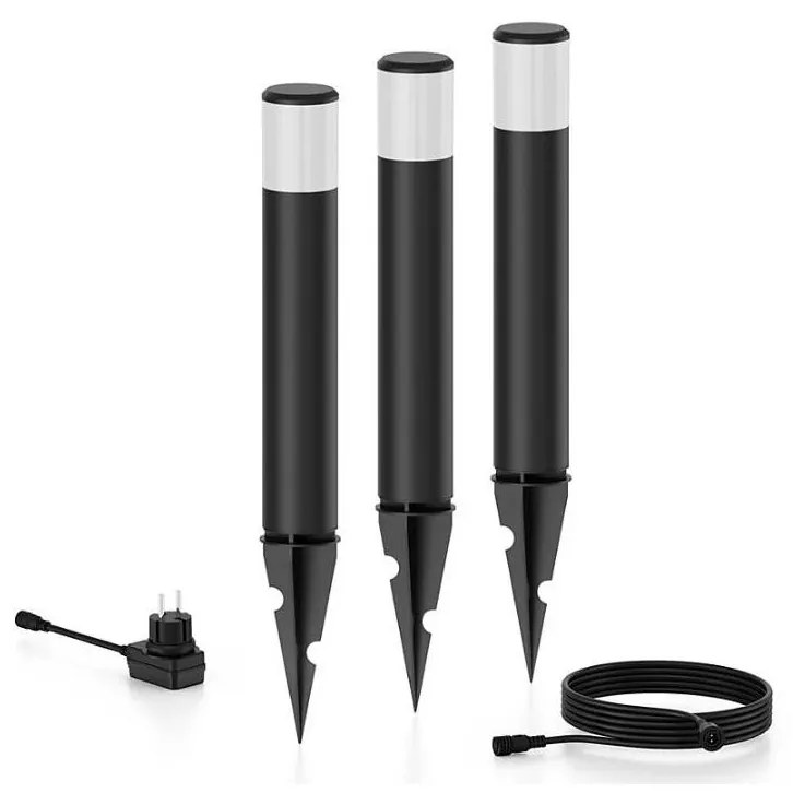 Philips - KÉSZLET 3x LED Kültéri lámpa PUREX LED/1,5W/24/230V IP44