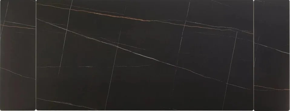 Imperia bővíthető étkezőasztal fekete 180-240 cm