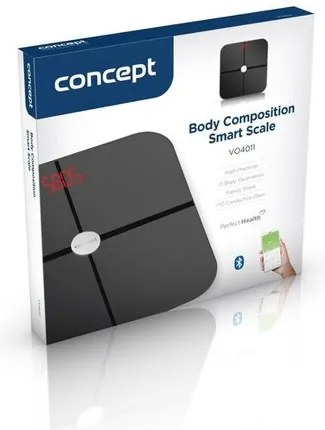 Concept VO4011 PERFECT HEALTH személyi diagnosztikai mérleg, fekete