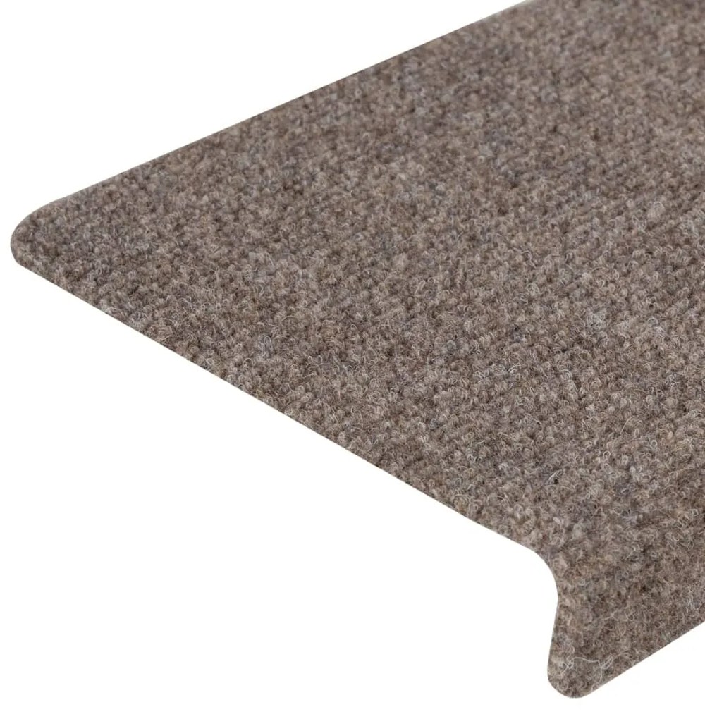 15db tűvel lyuggatott puncsszínű szövet lépcsőszőnyeg 65x21x4cm