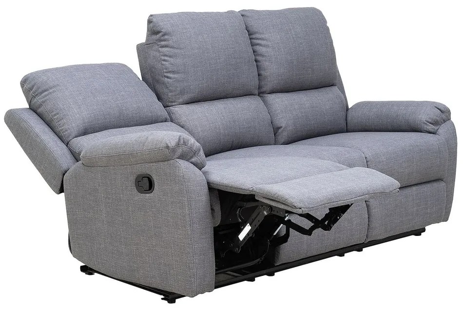 Fekhető kanapé Bud II, háromüléses, szürke