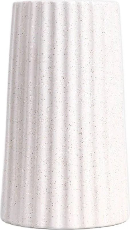 Novo kerámia váza ekrü 11,5x19,5 cm Homla