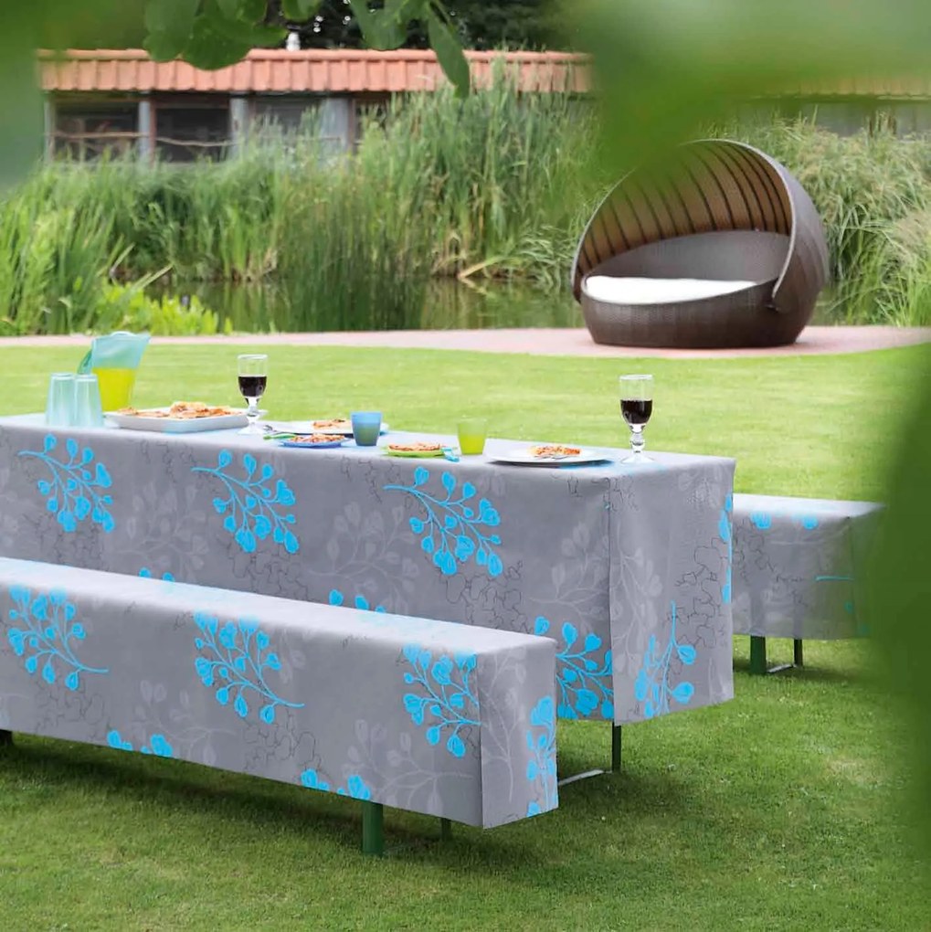 Abrosz Kerti Habszivacs Szürke Türkiz 90x260