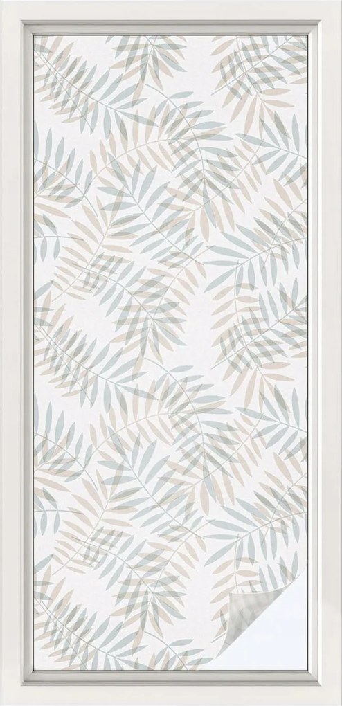 Öntapadós Ablakfólia Adatvédelem Leveles elegancia 50x116