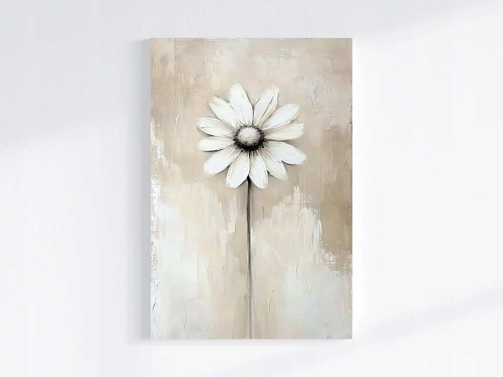 Vászonkép Canvas Természet Virág Margaréta Kert Boho Scandi 80x120