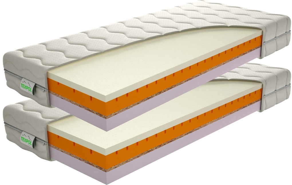 Habszivacs matrac Leatrice 200x90 cm (T3/T4) 1+1. 1024613