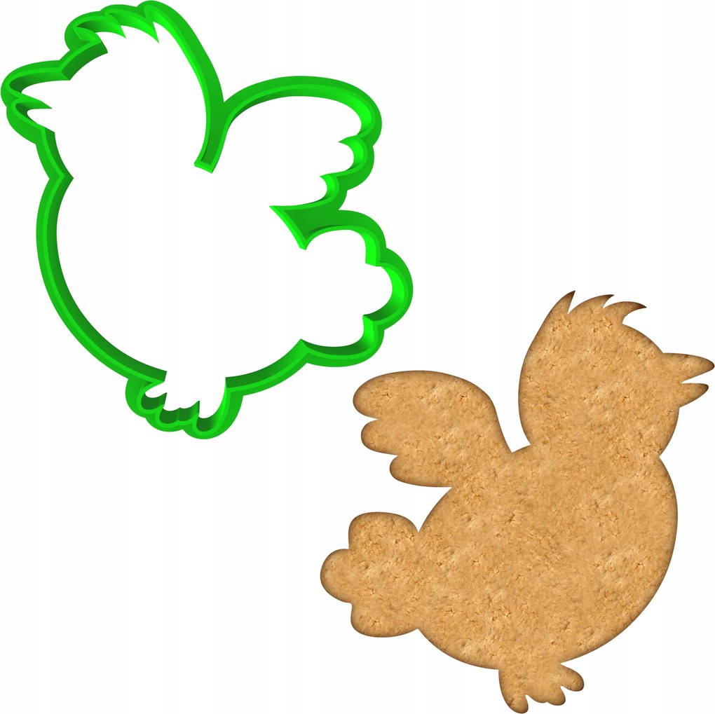 Húsvéti Forma Mézeskalács lyukasztó Húsvéti Csirke Csirke 8cm