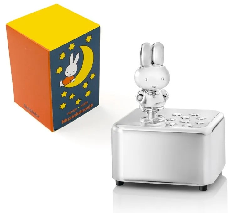 Fém zenedoboz 6x5x8 cm Miffy – Zilverstad