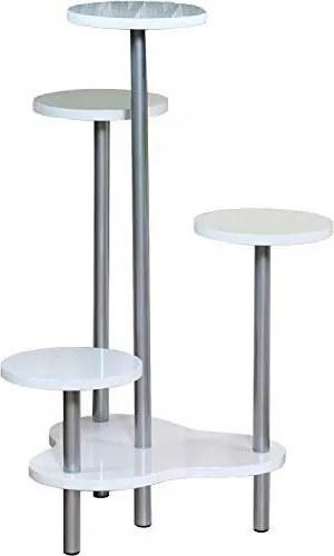 Virágtartó, fehér