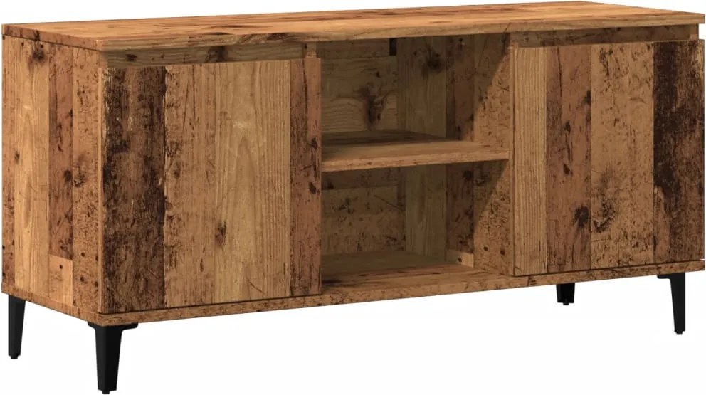 vidaXL antik fa színű szerelt fa TV-szekrény 102 x 35 x 50 cm