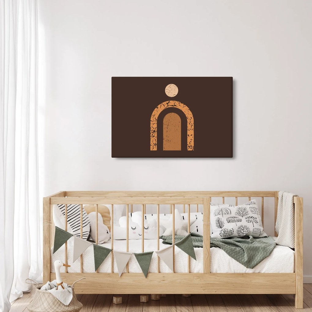 Kép - Narancssárga ívek N⁰3 (90x60 cm)