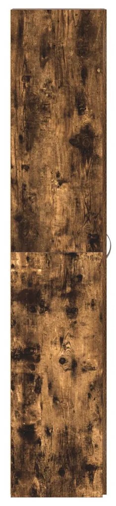 Cipőtartó Füstölt Tölgy 80x35,5x180 cm Műszaki Fa
