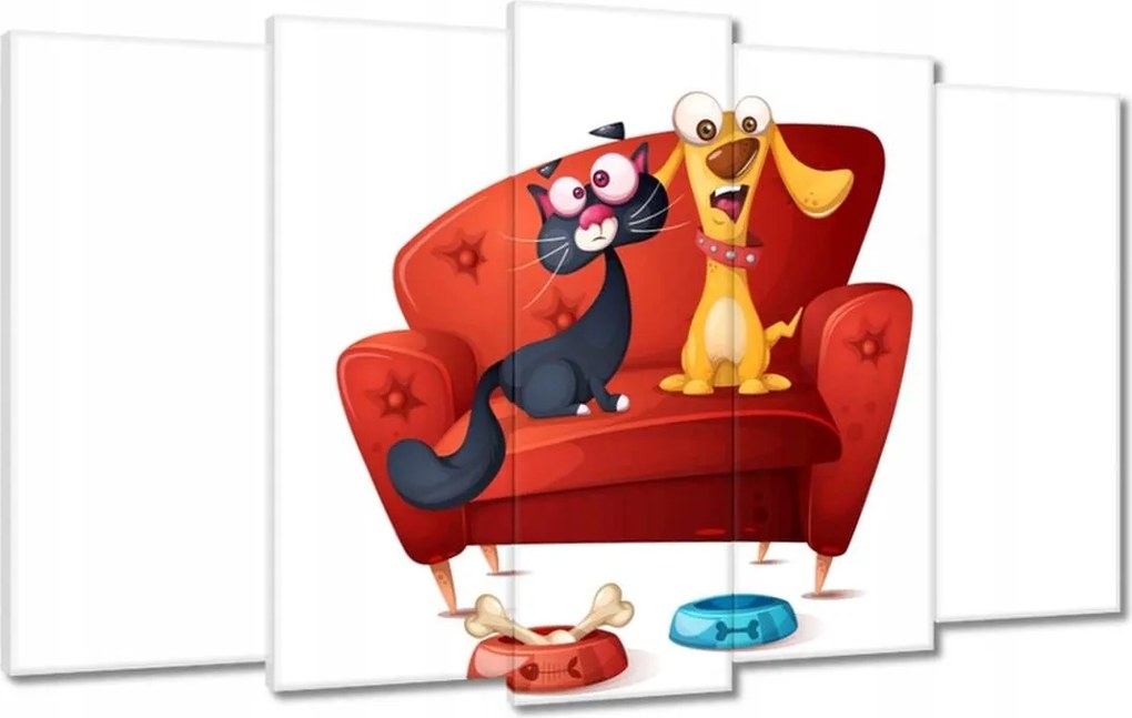 Vászonkép 100x60 Cica Cicák Macskák