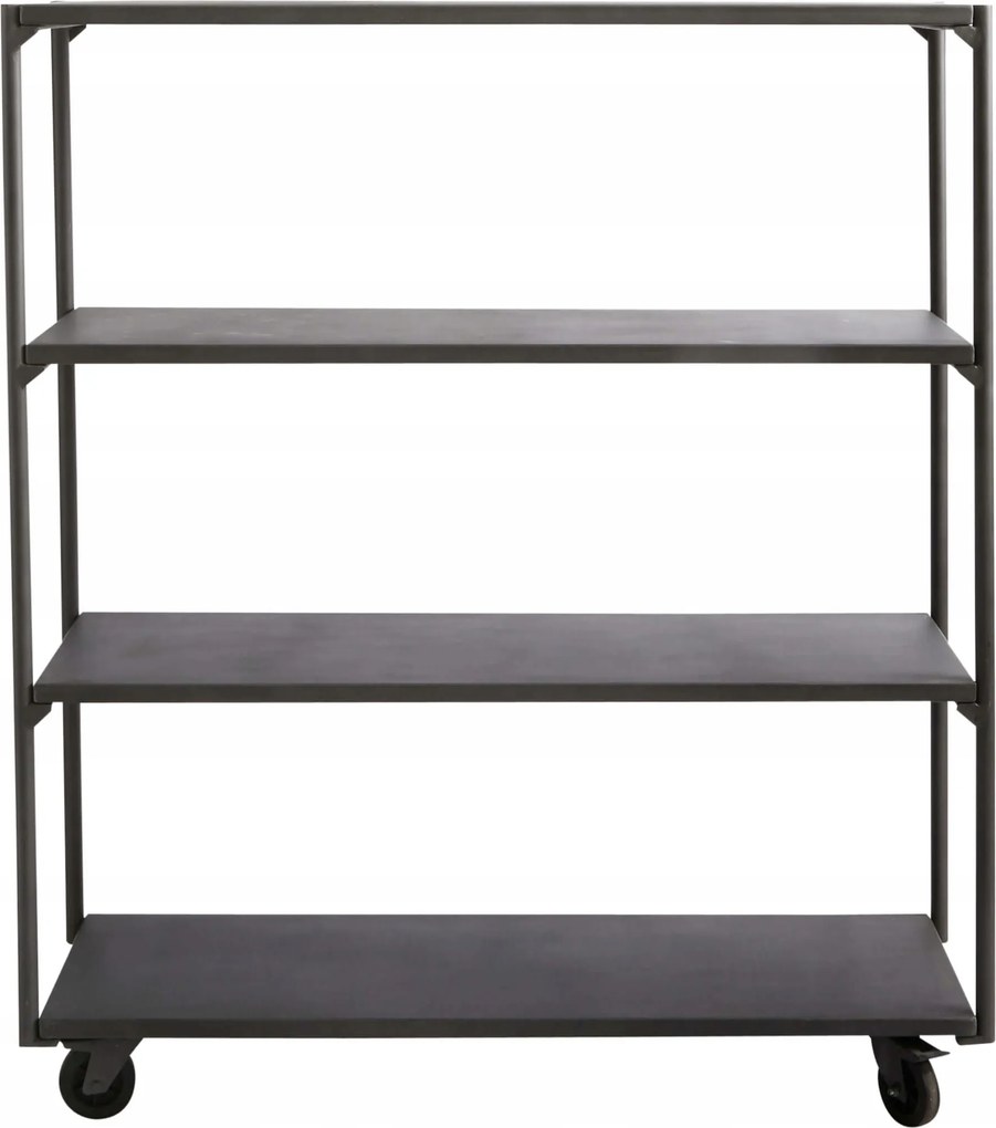 Muubs Bronx Gurulós könyvespolc Fekete