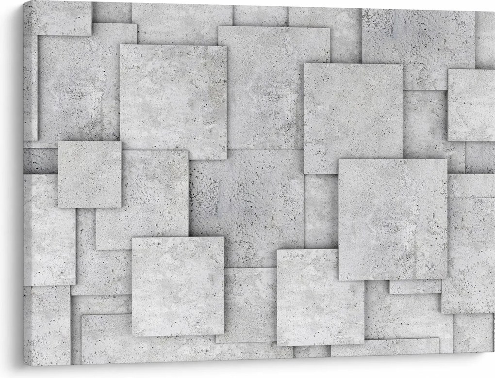 Kép - Betoncsempék absztrakciója (70x50 cm)