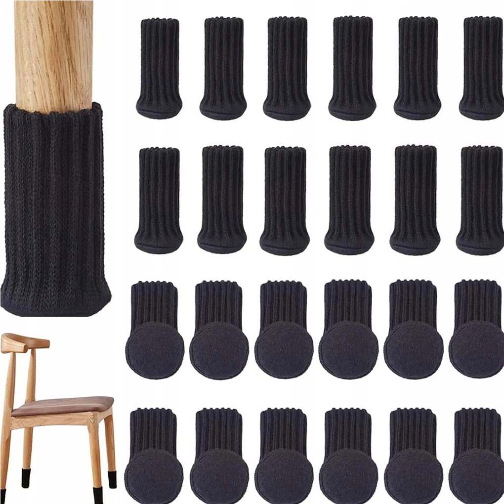 Védőpárnák Filc Lábakkal Szék Asztal Alátét 24 Db