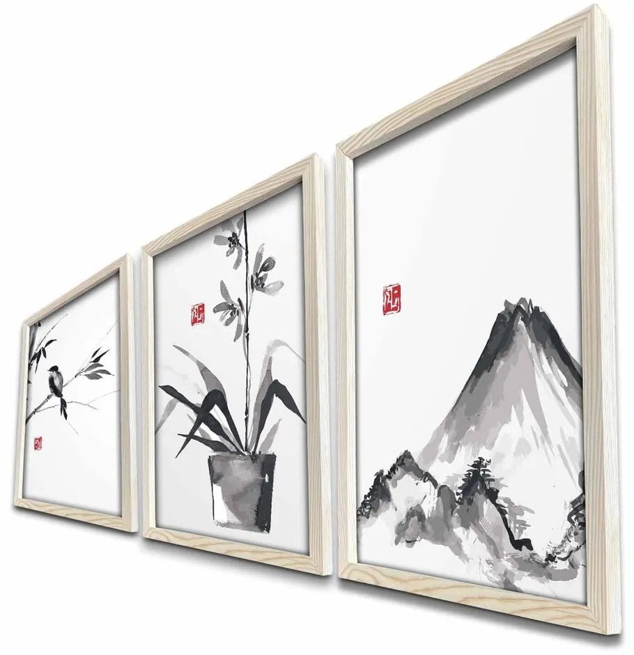 Kép szett 3 db-os 38x53 cm – Wallity