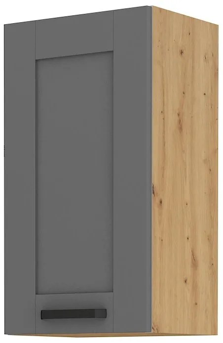 Felső konyhaszekrény Lucid 40 G 72 1F (artisan tölgy + dustgrey). 1045594