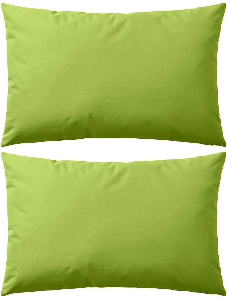 vidaXL 2 db almazöld kültéri párna 60 x 40 cm