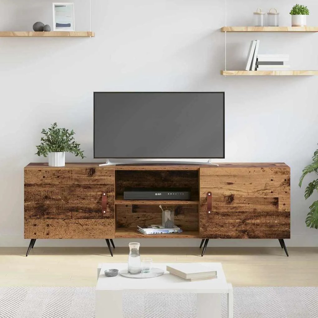 TV szekrény Régi fa 150 x 30 x 50 cm Faanyag