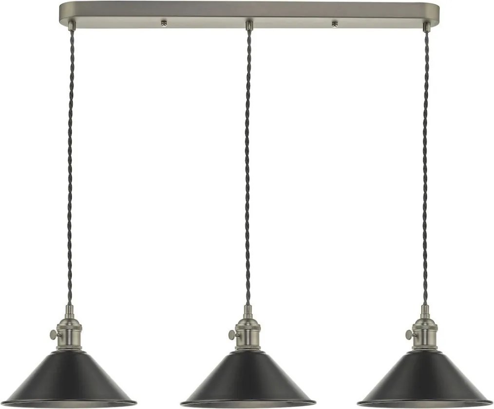 Dar Lighting HADANO HAD3661-02 Függőlámpa 3x40W/E14