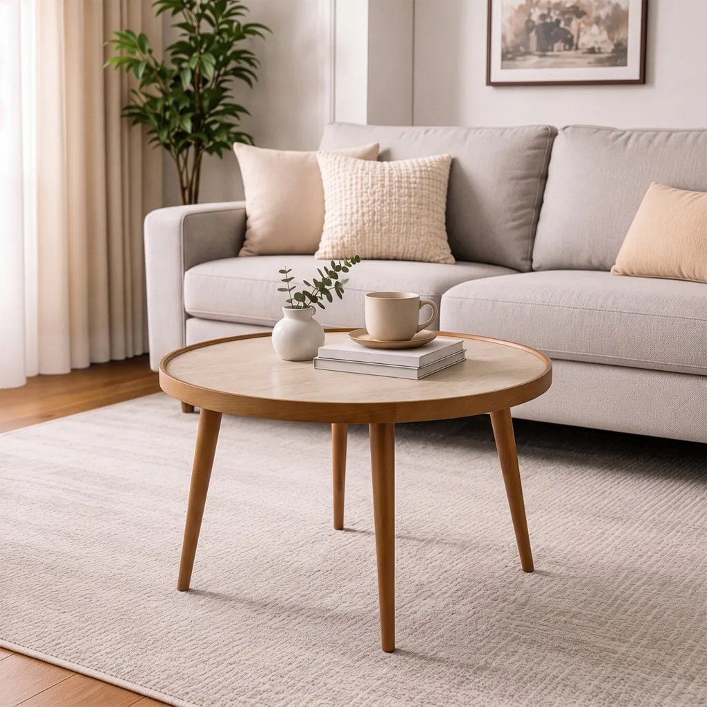 Polen 80 - Walnut, Travertine