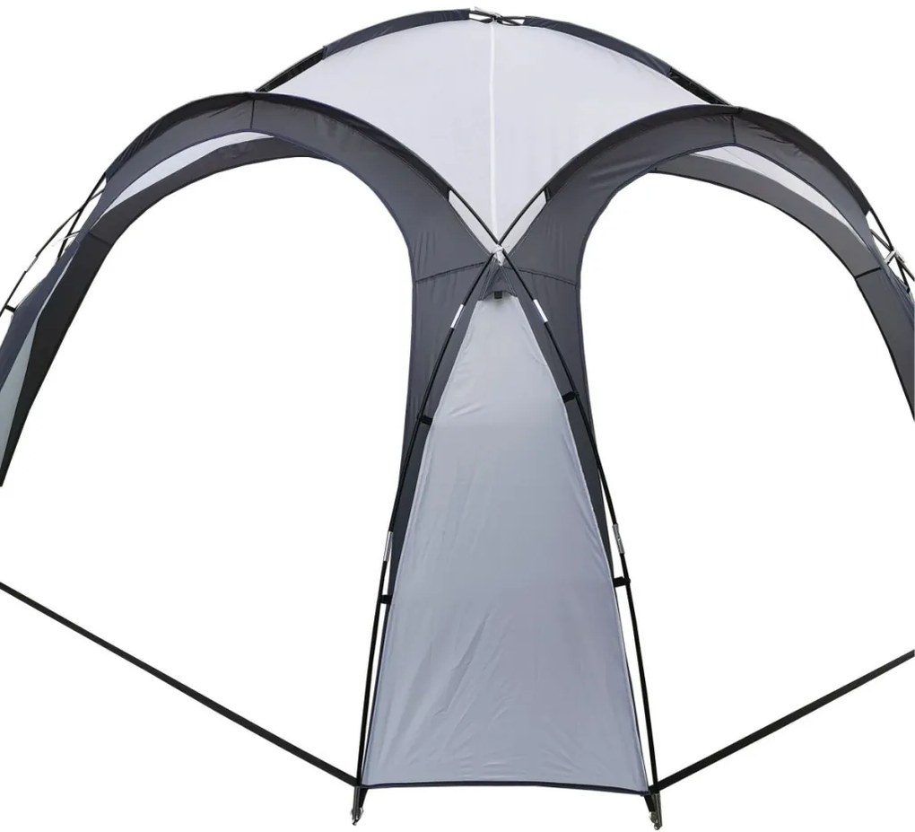 Szürke kerti pavilon 3,5x3,5 m