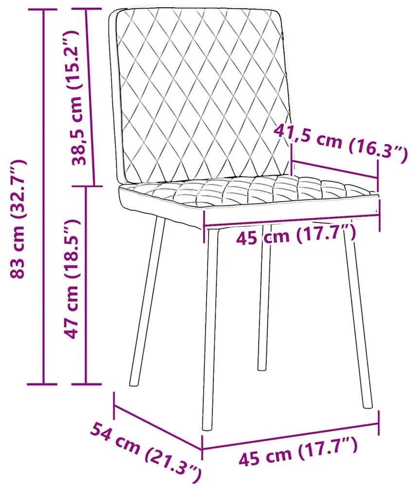 4 db krémszínű műbőr étkezőszék