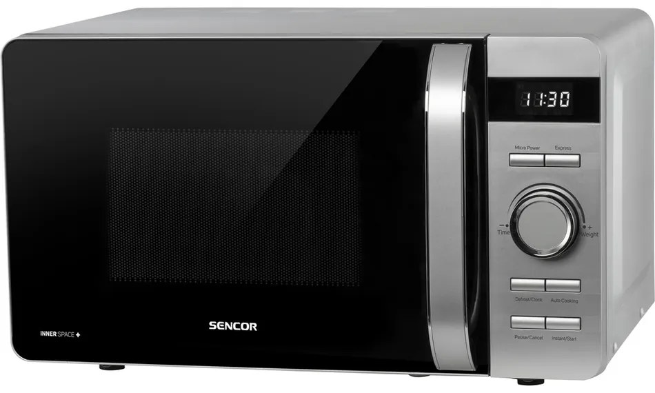 Sencor SMW 5217SL mikrohullámú sütő 17 l, ezüstszínű