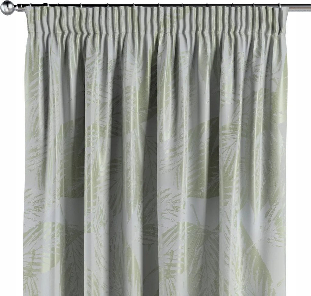 Függöny ráncoló szalaggal 1 db 130x245cm zöld