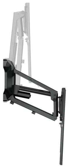 MK FLORIA MKF-21DM647-Falra szerelhető TV-tartó forgatható csuklóval 70" fekete +távirányítóval