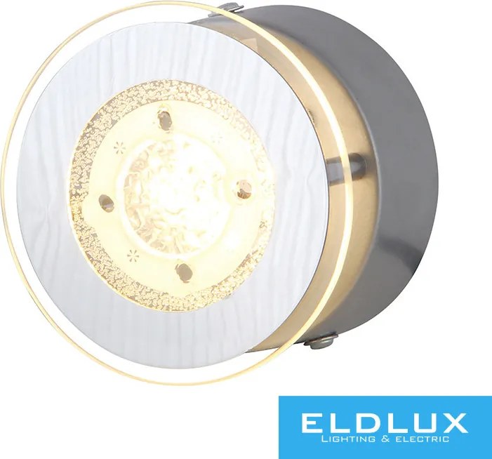 ELDLUX Fali és mennyezeti lámpa 4W WW króm