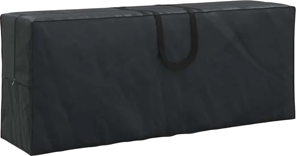 vidaXL Kültéri Tároló Táska Fekete 125 x 32 x 50 cm 600D Oxford Szövet