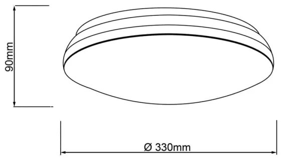 Brilliant - LED RGBW Dimmelhető mennyezeti lámpa MIDWAY LED/14W/230V + távirányító