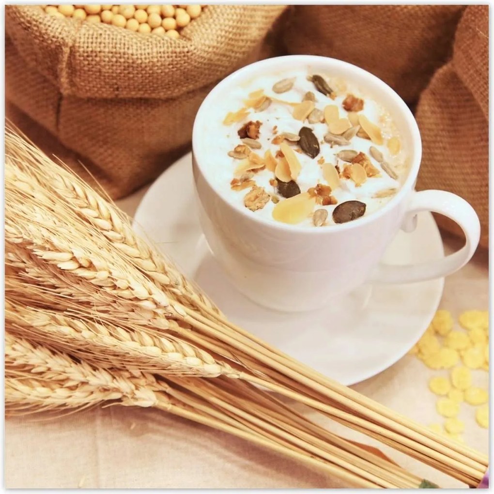 Poszterek 30x30 Egészséges müzli reggeli