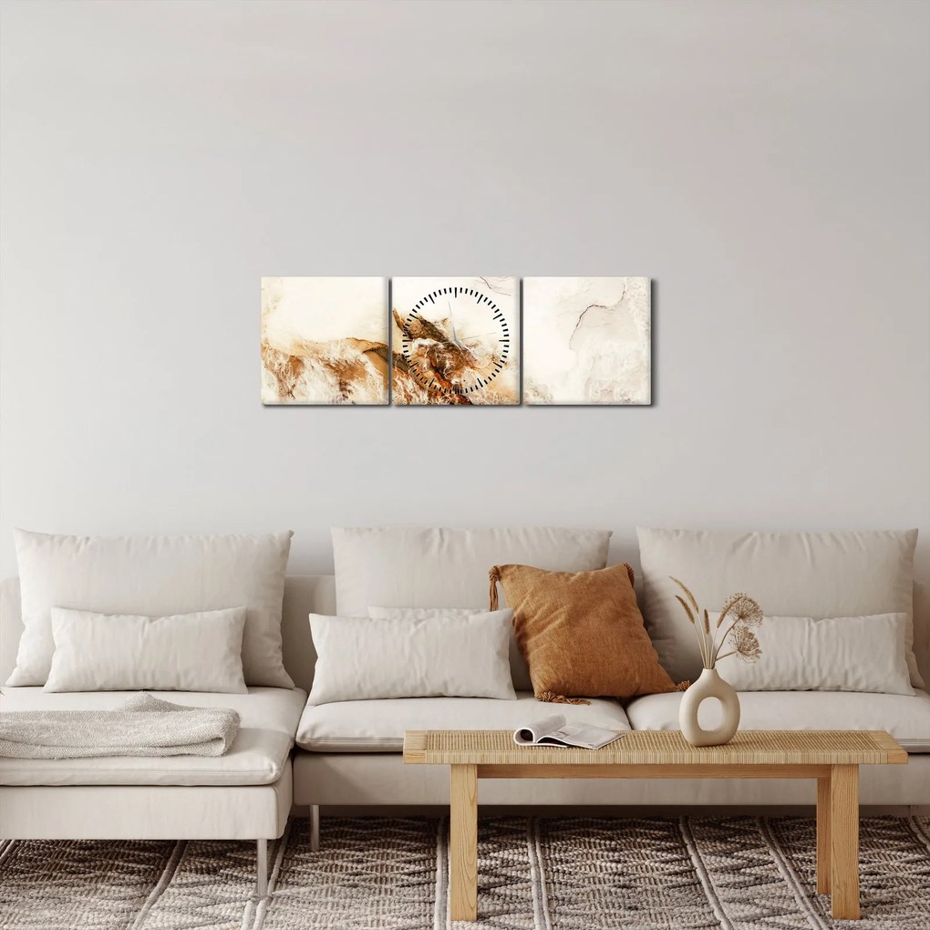 Kép - Absztrakció (órával) (90x30 cm)