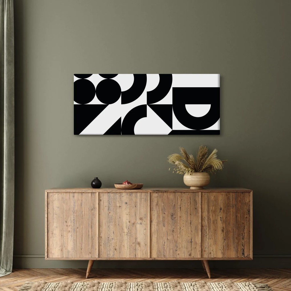 Kép - Geometriai absztrakció N⁰2 (120x50 cm)