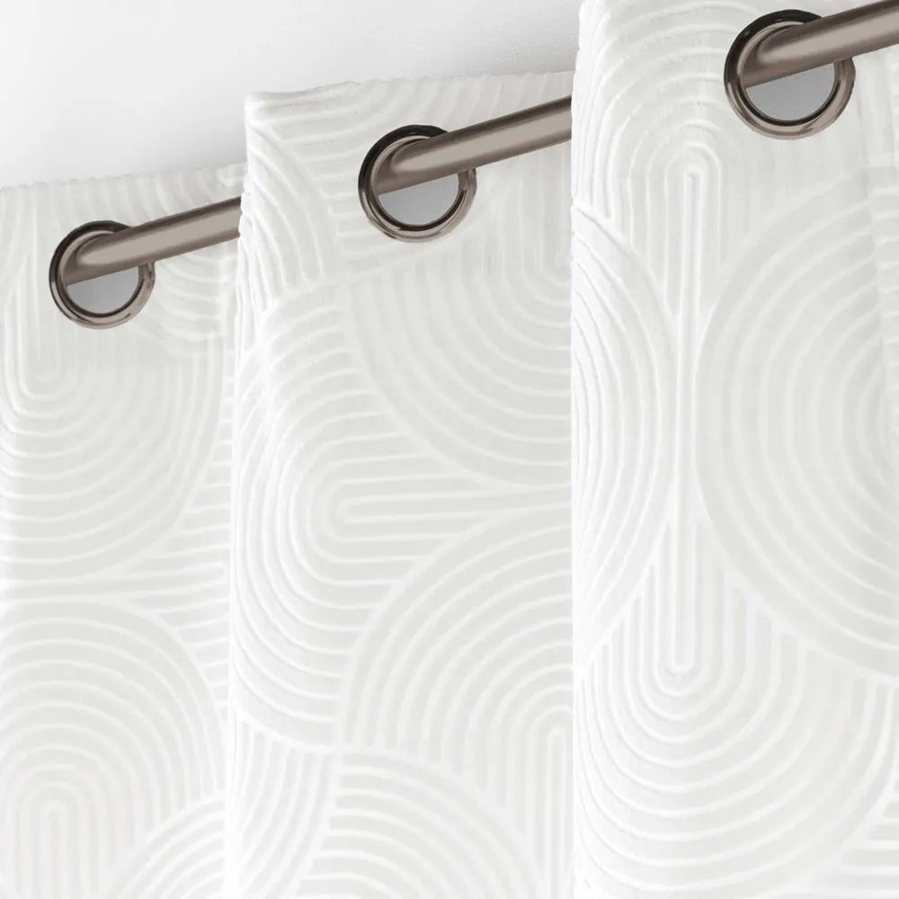 Fehér bársony függöny 135x260 cm Eva – douceur d'intérieur