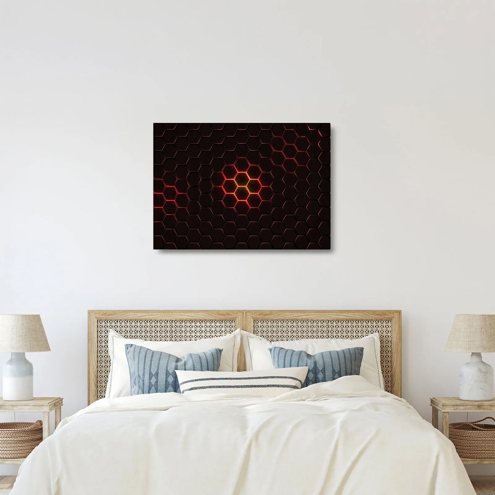 A háló képe (üvegen) (70x50 cm)