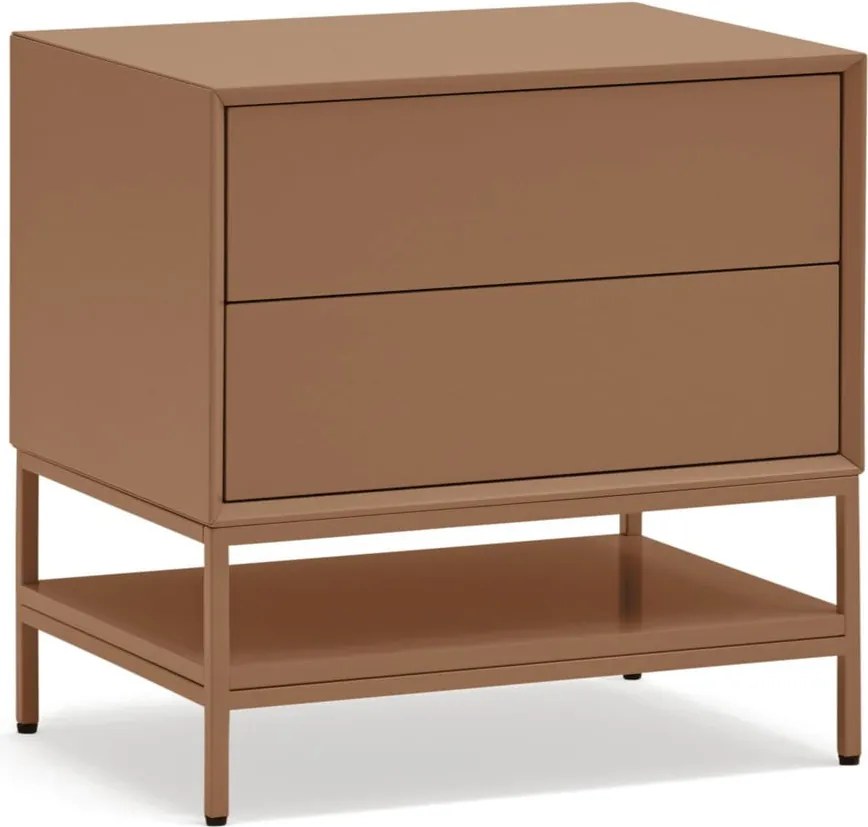 Téglavörös éjjeliszekrény Platt – Teulat