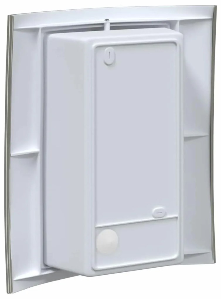 Kültéri Fali Lámpák 2 pcs Ezüst 23.5 x 10.5 x 26 cm