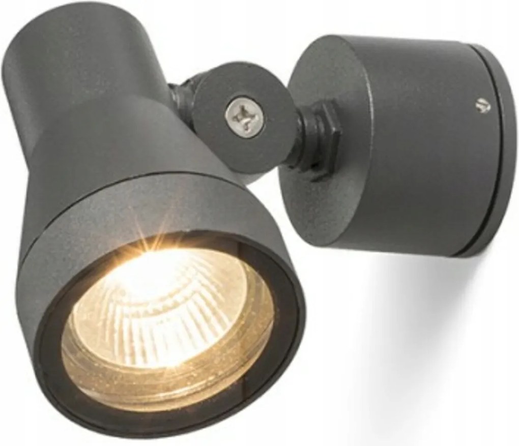 Rendl Direzza kültéri fali lámpa antracit GU10 230V IP54